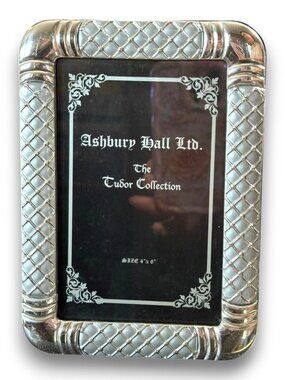 Ashbury Hall Ltd The Tudor Collection Silver Tone Lattice Photo Frame 4x6
